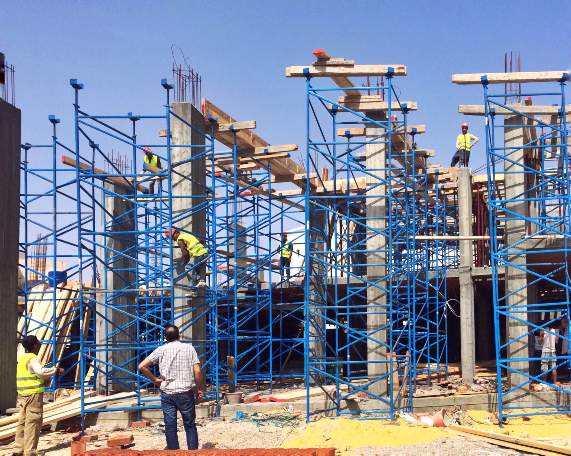 building construction site